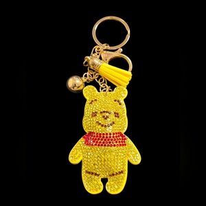 Winnie Pooh Bear Bag Charm Keychain